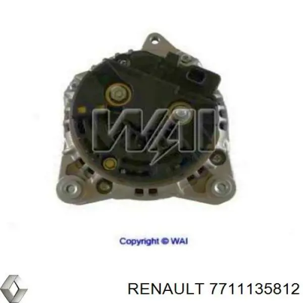 7711135812 Renault (RVI) alternator