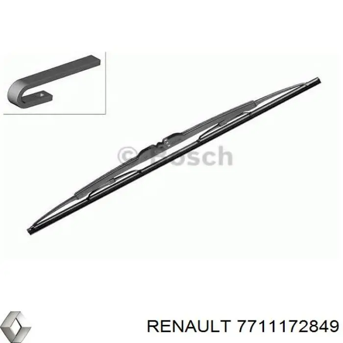 Pióro wycieraczki szyby tylnej Metalcaucho 68404 cena, od 6,50 USD