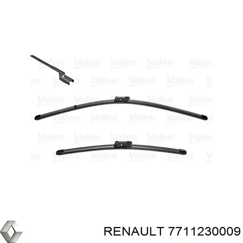 Do koszyka 7711230009 Renault (RVI) Pióro wycieraczki szyby przedniej, zestaw (2 szt.)