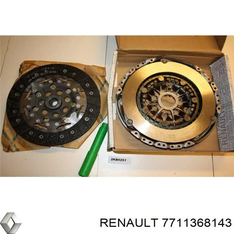 7711368143 Renault (RVI) Zestaw sprzęgła (3 części)