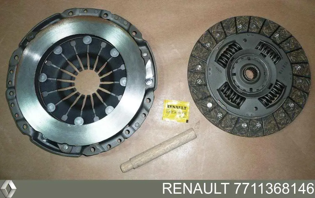 Do koszyka 7711368146 Renault (RVI) Zestaw sprzęgła (3 części)