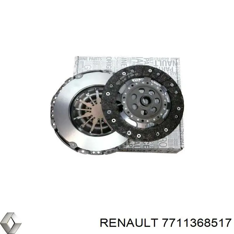 Do koszyka 7711368517 Renault (RVI) Zestaw sprzęgła (3 części)