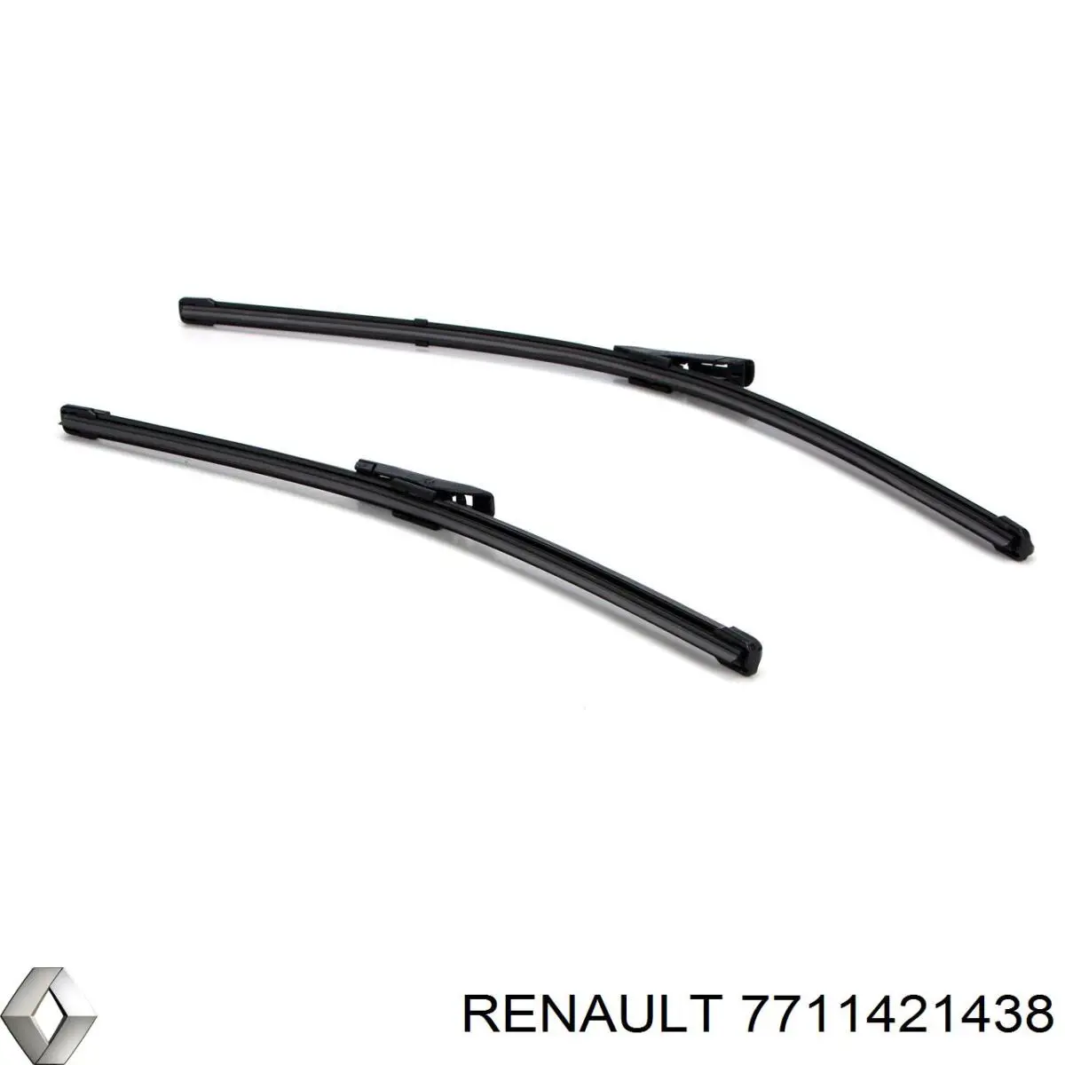 Do koszyka 7711421438 Renault (RVI) Pióro wycieraczki szyby przedniej, zestaw (2 szt.)
