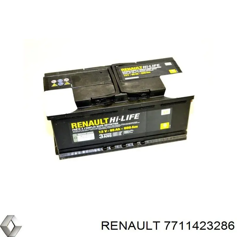 Do koszyka 7711423286 Renault (RVI) Bateria (akumulator)