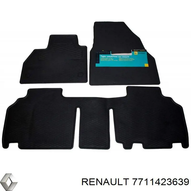Dywaniki przód+tył, komplet Renault Kangoo II awangarda (FW0) (2008 - 2021) cena, od 66,58 USD