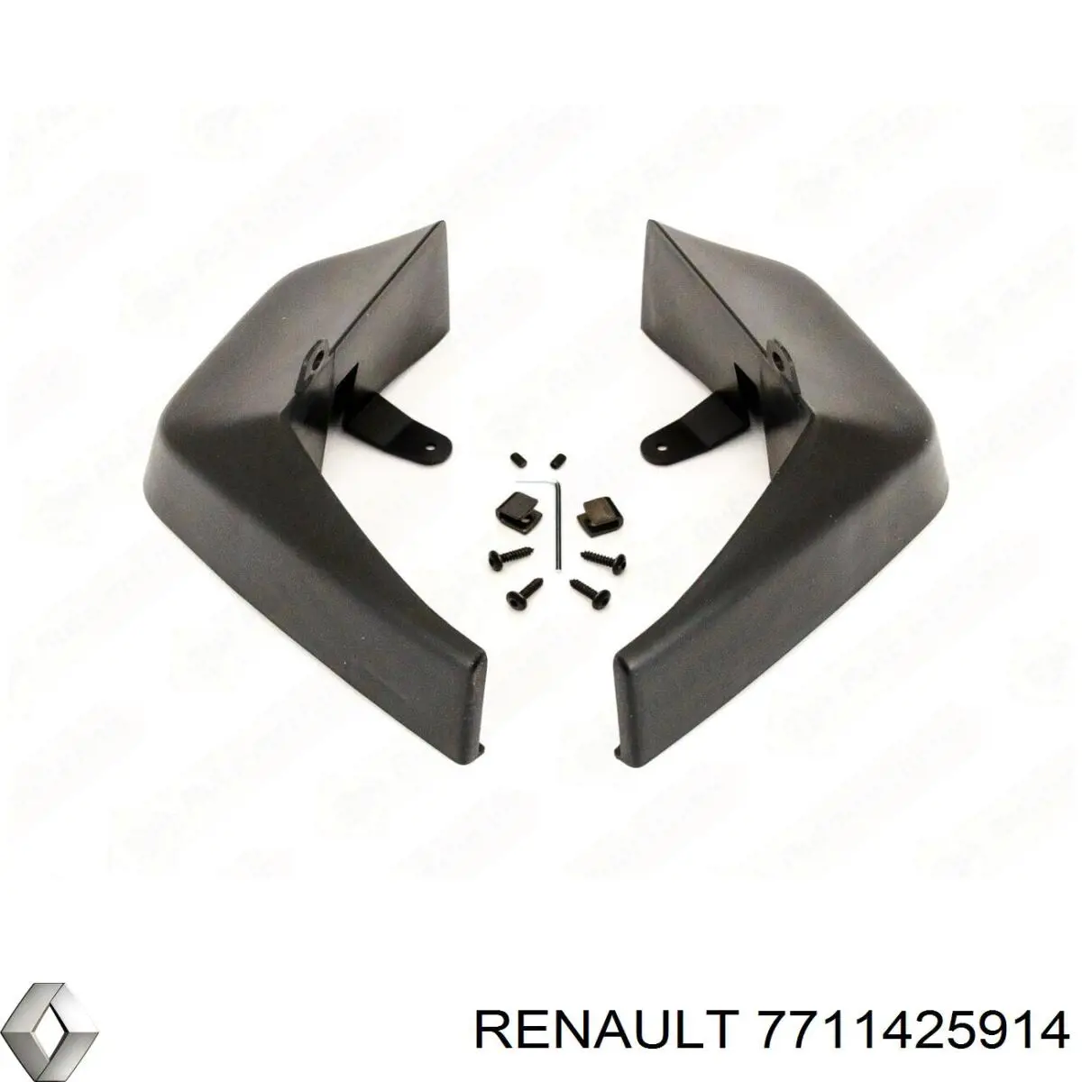 Chlapacze tylne, komplet do Renault Scenic GRAND III JZ0, JZ1