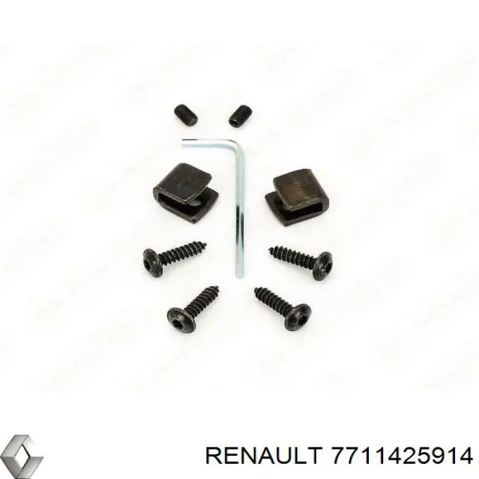 Do koszyka Chlapacze tylne, komplet Renault Scenic GRAND III JZ0, JZ1