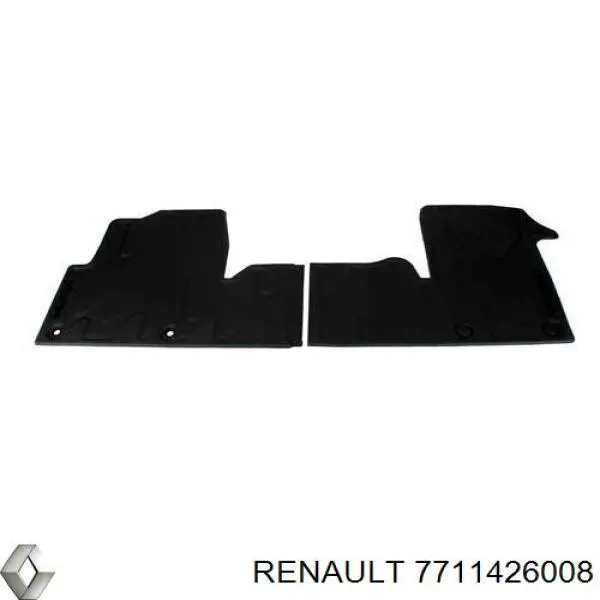 Dywanik przedni, zestaw 2 szt. Renault (RVI) 7711426008 cena, od 106,26 USD