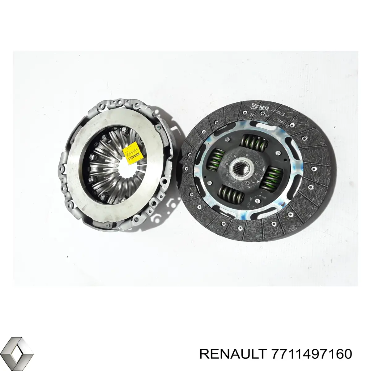 Do koszyka 7711497160 Renault (RVI) Zestaw sprzęgła (3 części)