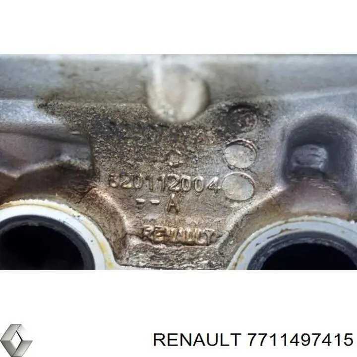 Głowica cylindrów 7711497415 Renault (RVI)