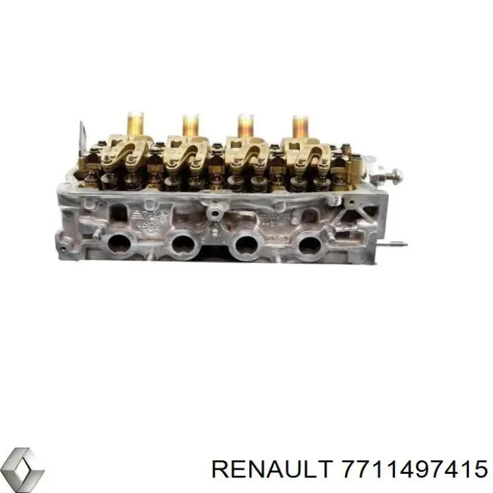 Głowica cylindrów 7711497415 Renault (RVI)