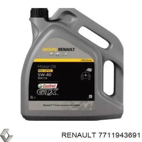 Olej do silnika 7711943691 Renault (RVI)