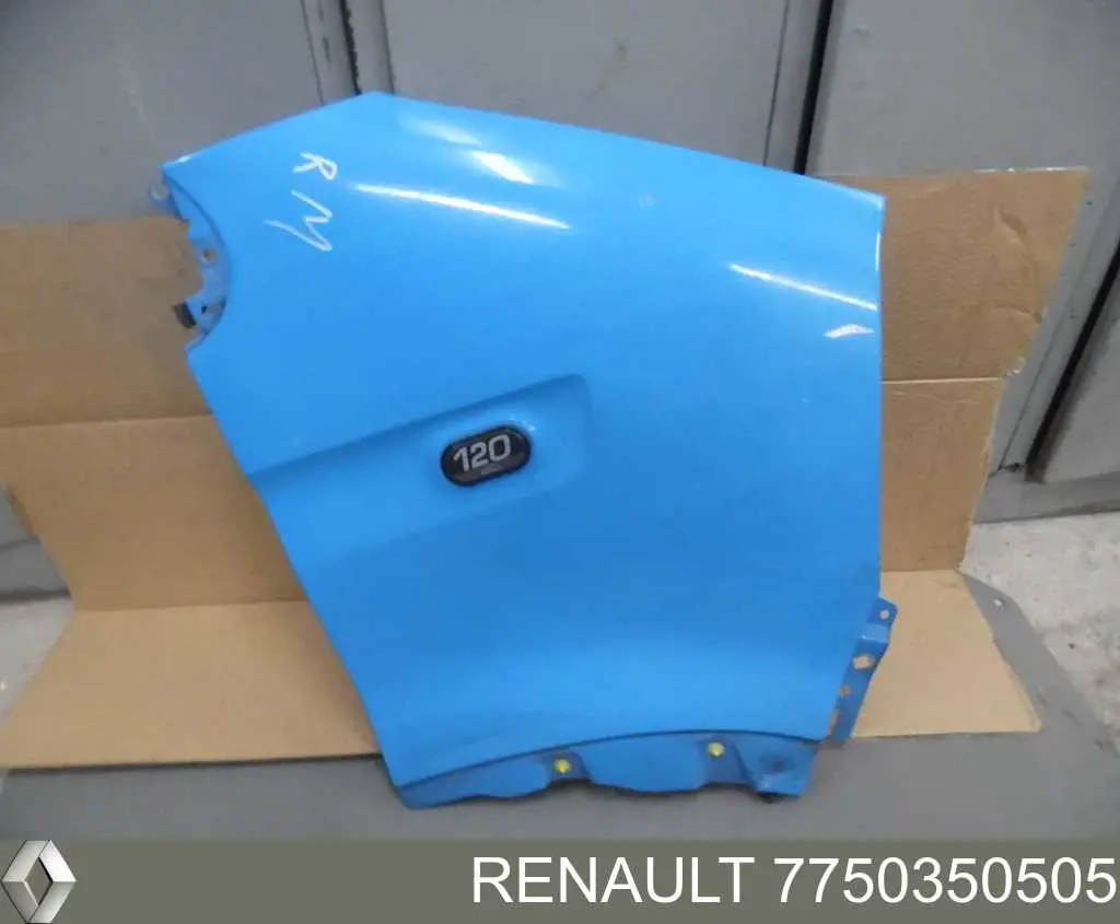 Do koszyka 7750350505 Renault (RVI) Błotnik przedni prawy