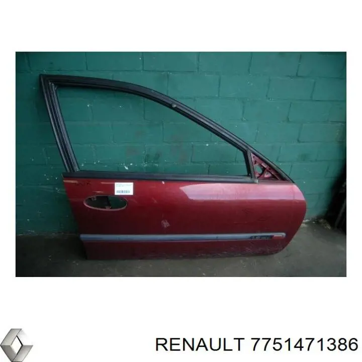 Do koszyka Drzwi przednie prawe Renault Laguna I B56, 556