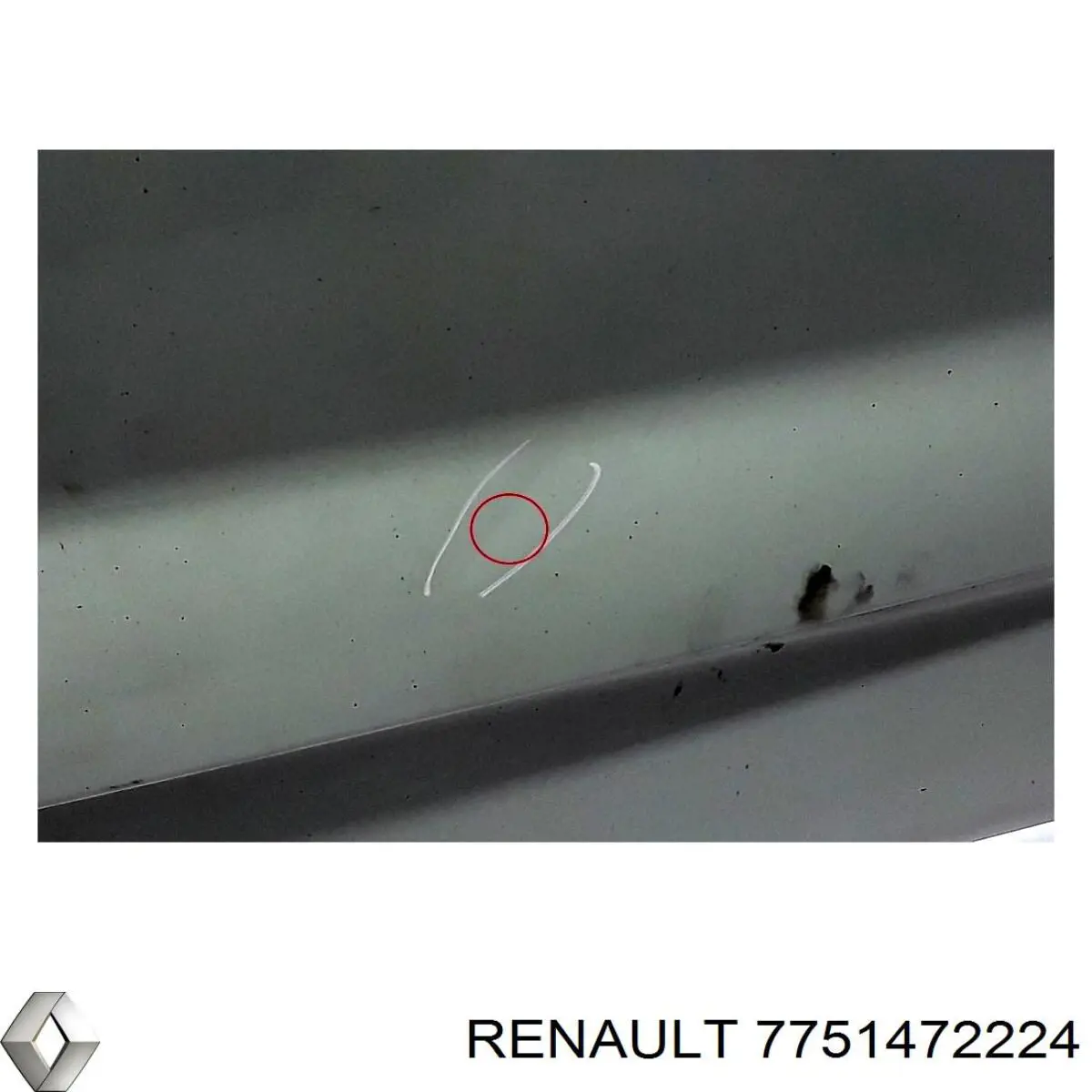 Do koszyka 7751472224 Renault (RVI) Drzwi furgonu skrzydłowe tylne prawe