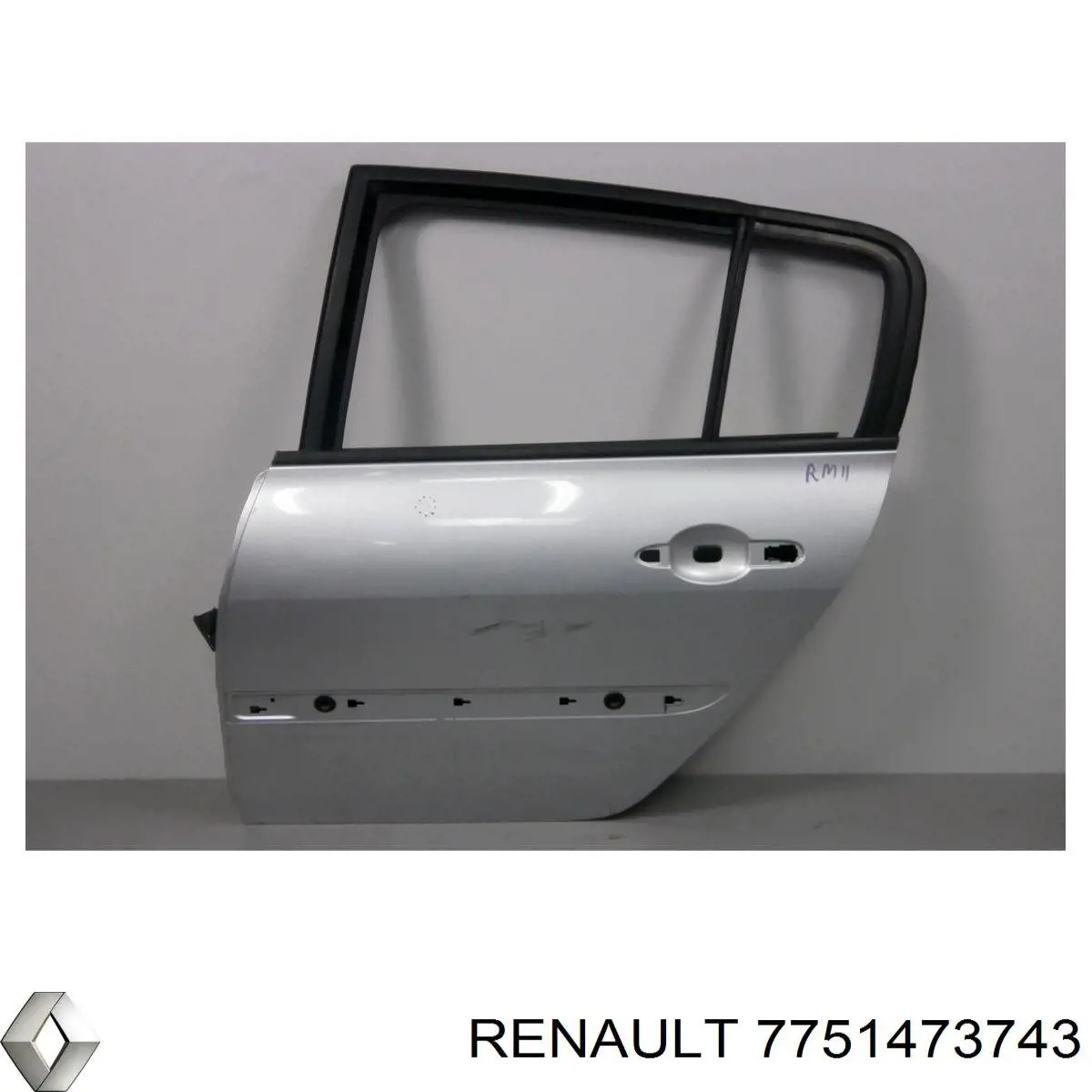 Drzwi tylne lewe Renault Megane II hatchback (BM0, CM0, BM1, CM1) (2002 - 2012) cena, od 204,59 USD