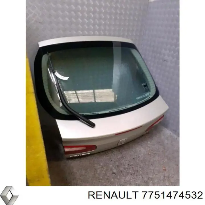 Drzwi tylne (bagażnika 3/5) Renault Laguna II hatchback (BG0, BG1) (2001 - 2007) cena, od 228,46 USD