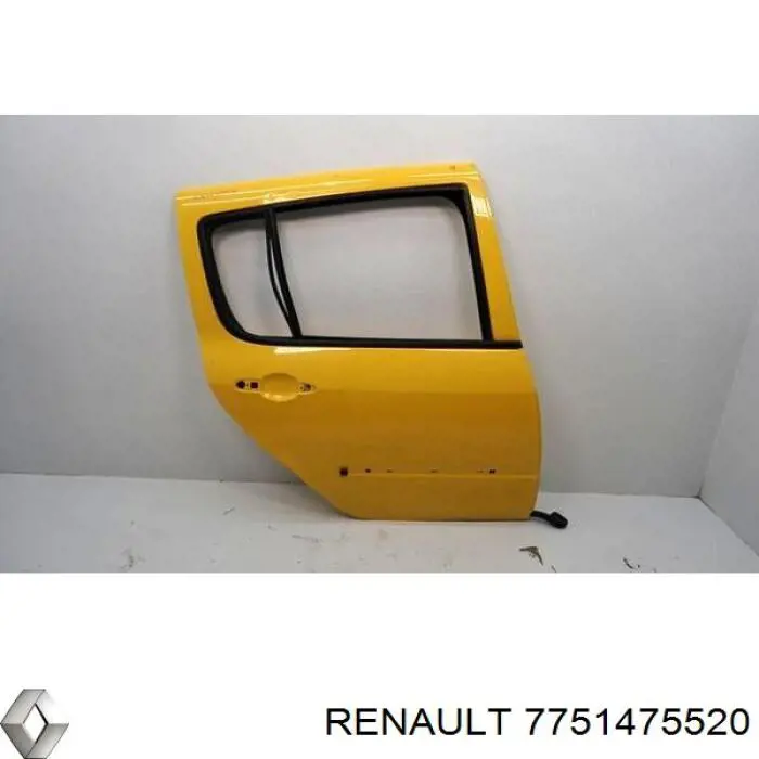 Do koszyka Drzwi tylne prawe Renault Modus  JP0