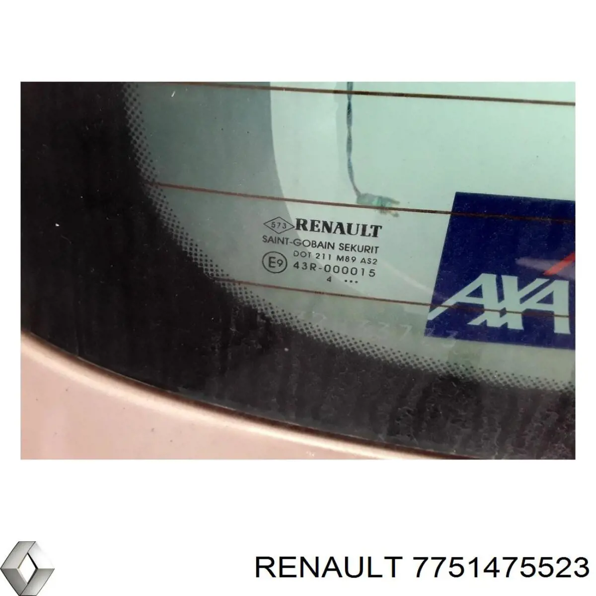 Drzwi tylne (bagażnika 3/5) Renault Modus minivan (JP0) (2004 - 2012) cena, od 327,11 USD