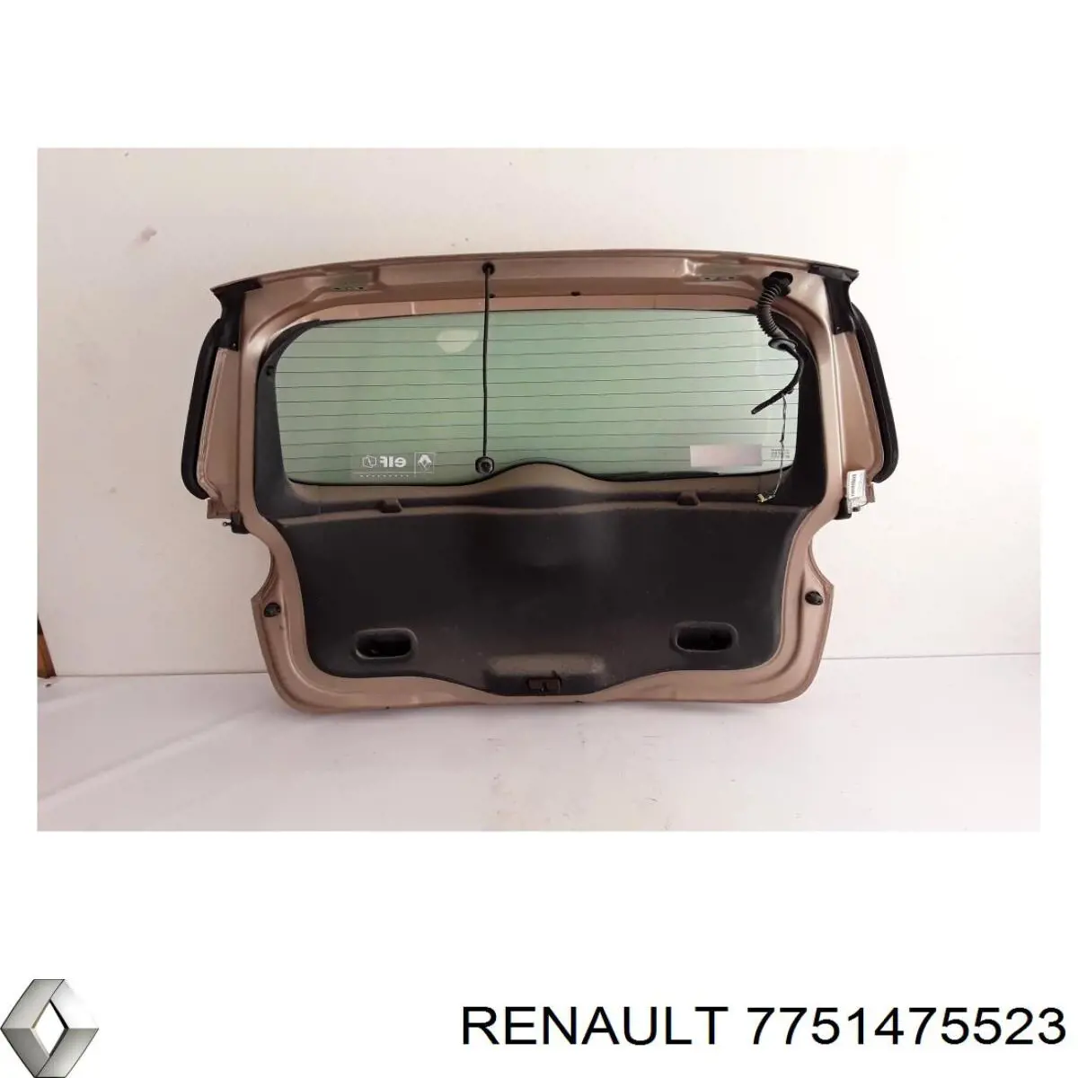 Do koszyka Drzwi tylne (bagażnika 3/5) Renault Modus  JP0