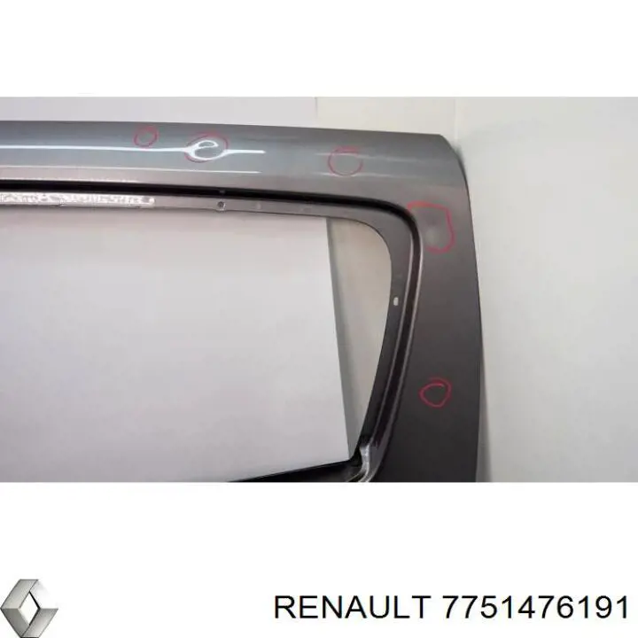 Drzwi tylne lewe Renault Clio III hatchback (BR01, CR01) (2005 - 2026) cena, od 294,73 USD