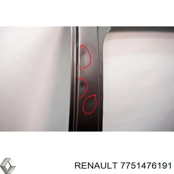 Drzwi tylne lewe do Renault Clio III BR01, CR01