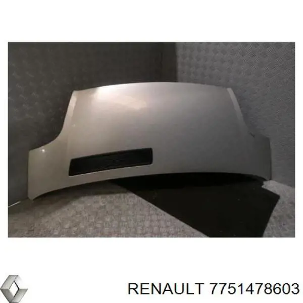 Do koszyka 7751478603 Renault (RVI) Maska silnika