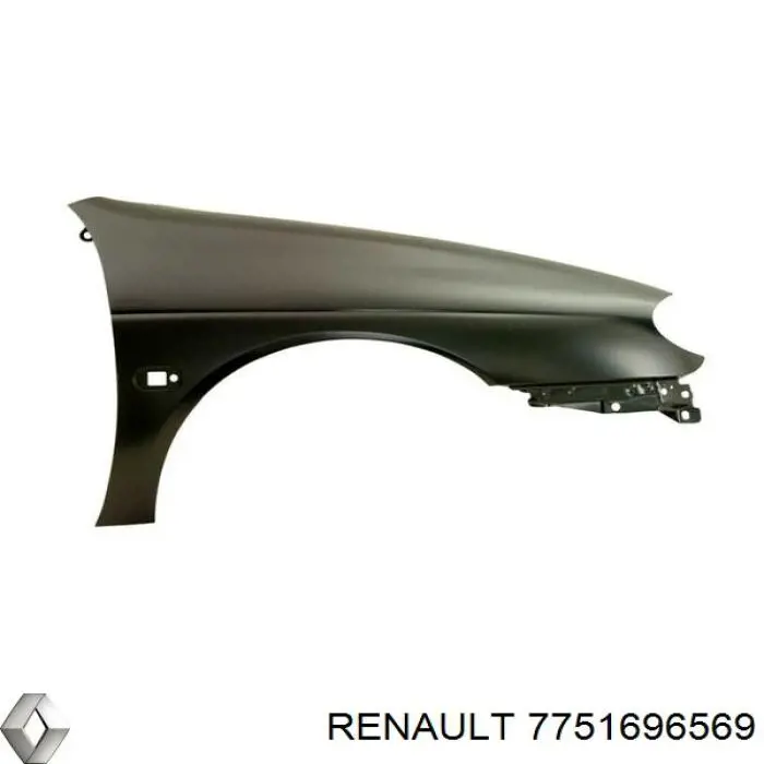 Błotnik przedni prawy Renault (RVI) 7751696569 cena, od 88,57 USD