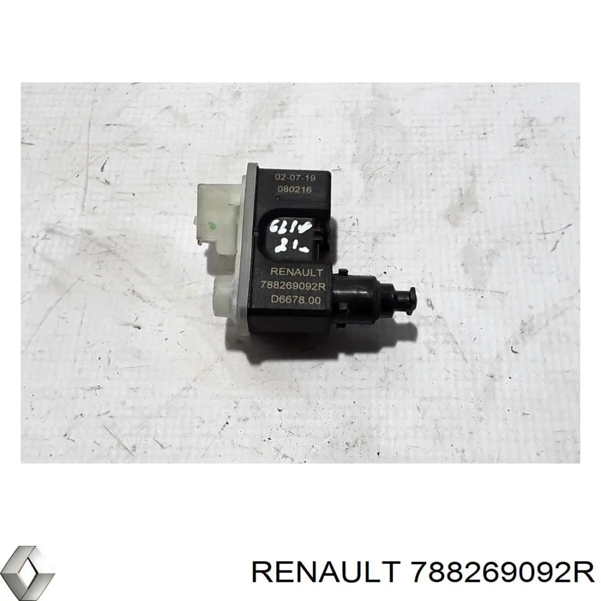 788269092R Renault (RVI) Zamek klapki wlewu paliwa = siłownik klapki wlewu paliwa