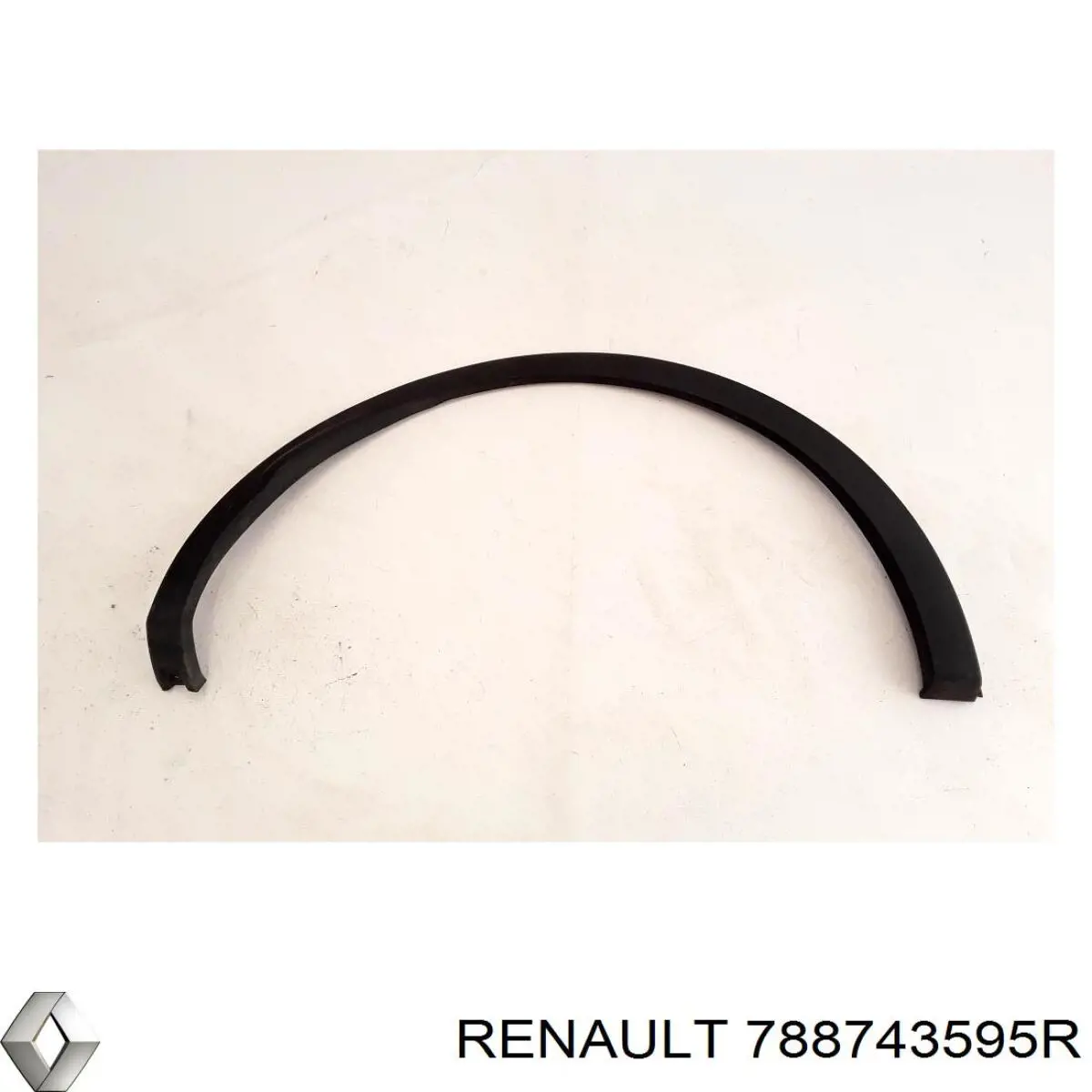 Do koszyka 788743595R Renault (RVI) Poszerzenie (nakładka) reperaturki tylnego błotnika prawy