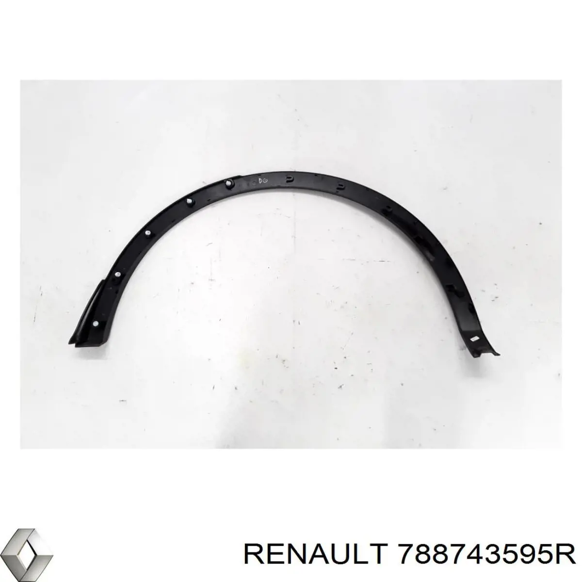 Poszerzenie (nakładka) reperaturki tylnego błotnika prawy 788743595R Renault (RVI)