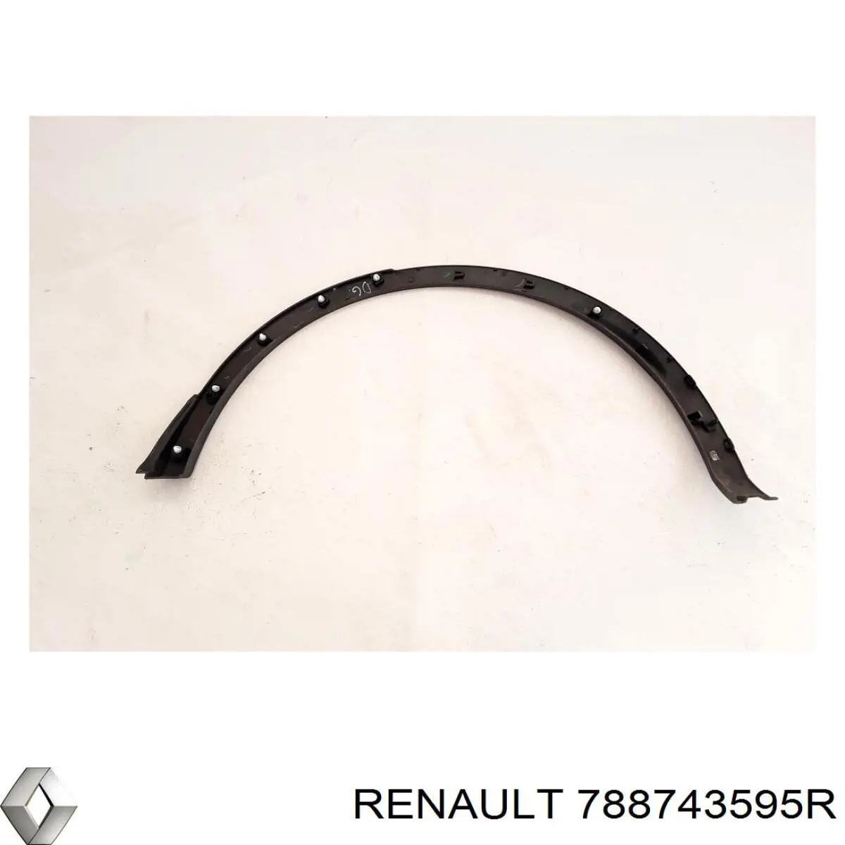 Poszerzenie (nakładka) reperaturki tylnego błotnika prawy Renault (RVI) 788743595R cena, od 69,81 USD