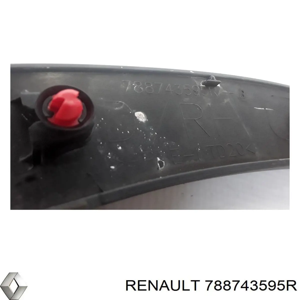 788743595R Renault (RVI) Poszerzenie (nakładka) reperaturki tylnego błotnika prawy