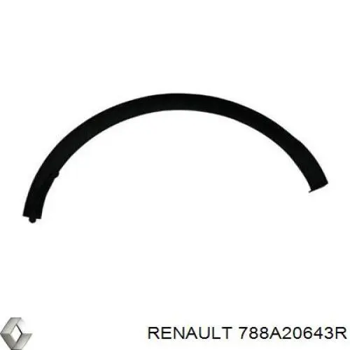 788A20643R Renault (RVI) Poszerzenie (nakładka) reperaturki tylnego błotnika prawy