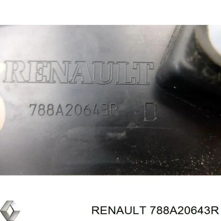 Poszerzenie (nakładka) reperaturki tylnego błotnika prawy Renault (RVI) 788A20643R cena, od 74,91 USD