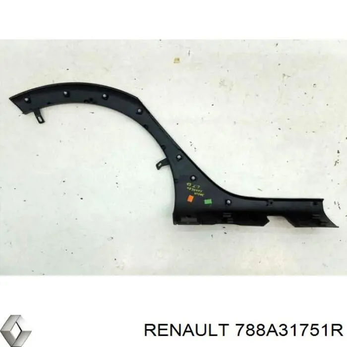 Poszerzenie (nakładka) reperaturki tylnego błotnika lewy Renault (RVI) 788A31751R cena, od 71,51 USD