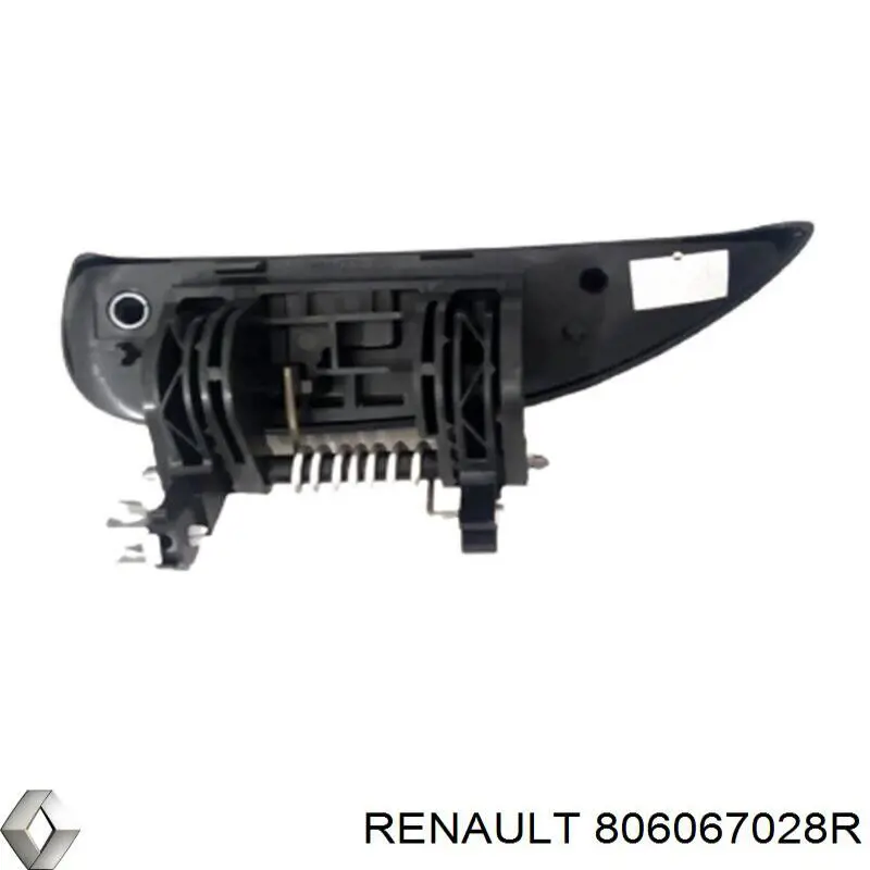 Do koszyka 806063663R Renault (RVI) Klamka drzwi prawych przednia/tylna zewnętrzna