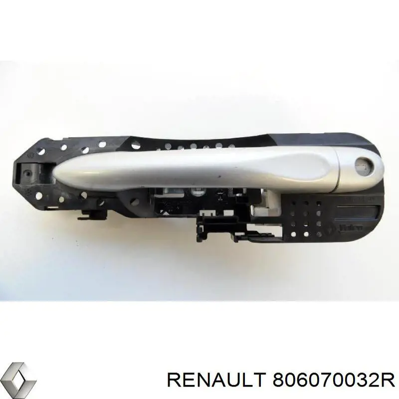 Pałąk zewnętrznej klamki drzwi tylnych lewych Renault (RVI) 806070032R cena, od 37,46 USD