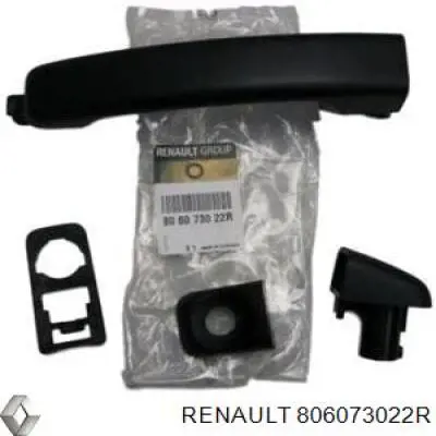 Do koszyka 806073022R Renault (RVI) Klamka drzwi przednich zewnętrzna
