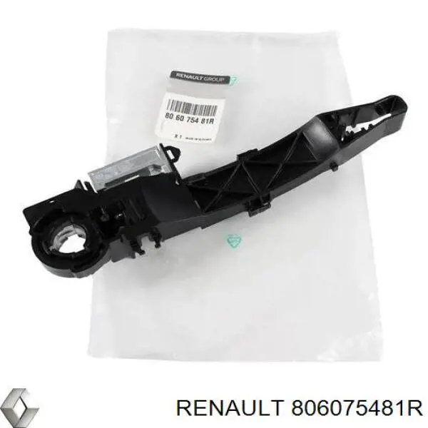 806075481R Renault (RVI) Pałąk zewnętrznej klamki drzwi przednich lewej