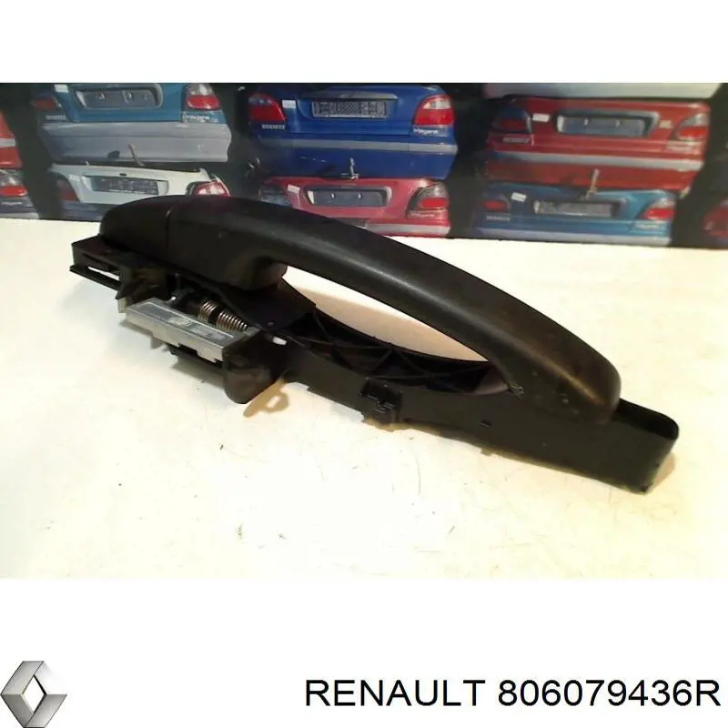 Do koszyka 806079436R Renault (RVI) Klamka drzwi bocznych (przesuwnych) zewnętrzna
