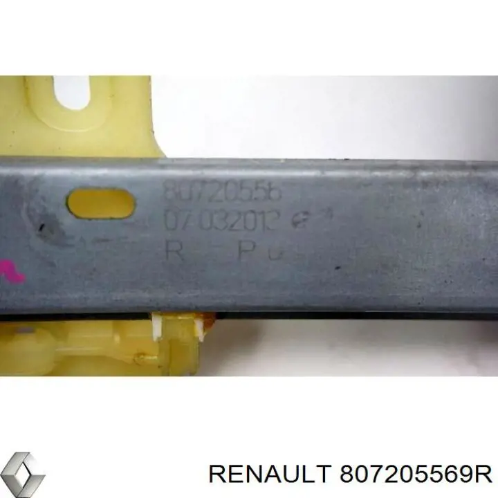 Mechanizm podnoszenia szyby drzwi przednich prawych Renault (RVI) 807205569R cena, od 44,27 USD