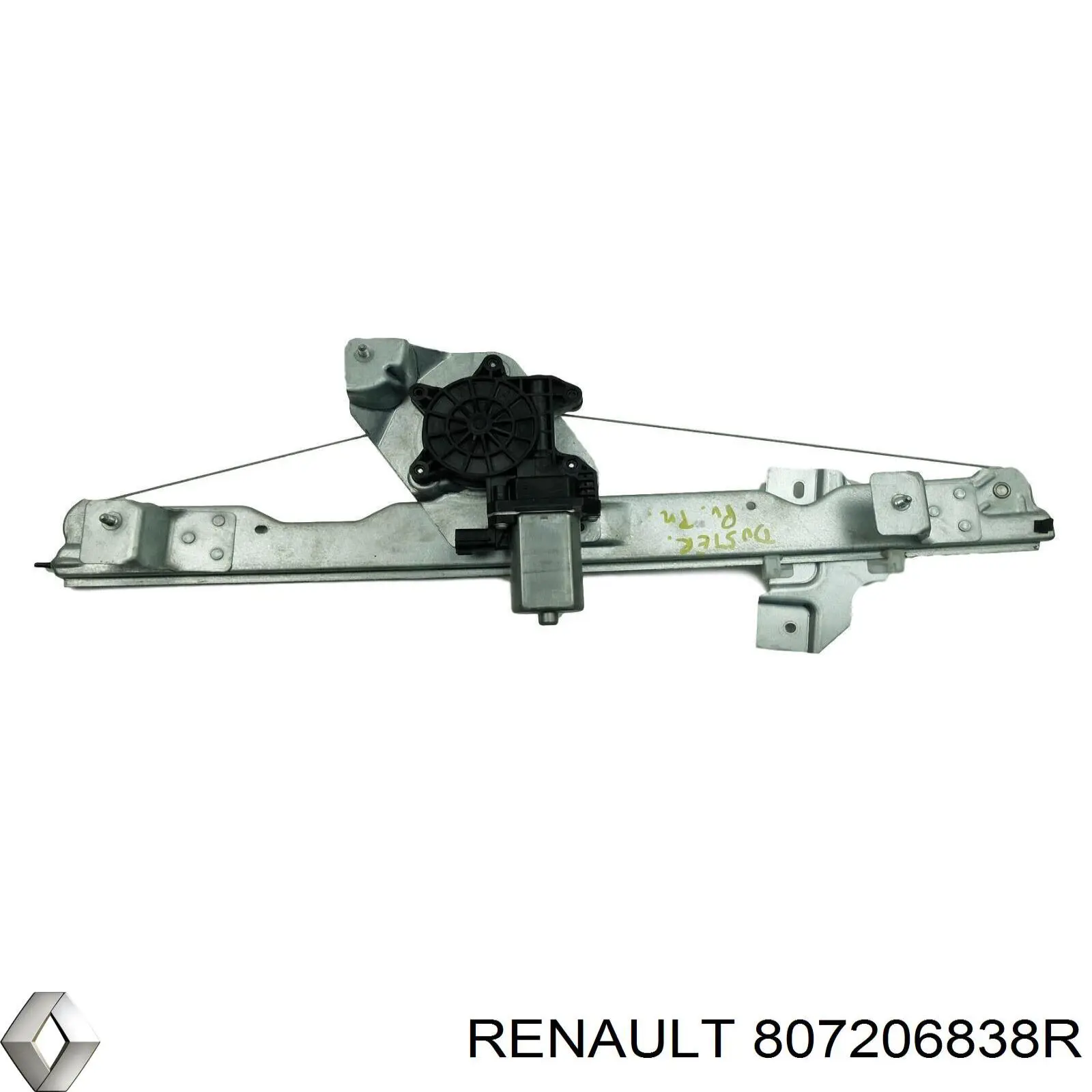 807206838R Renault (RVI) Mechanizm podnoszenia szyby drzwi przednich prawych