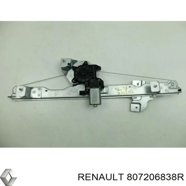 Mechanizm podnoszenia szyby drzwi przednich prawych Renault (RVI) 807206838R cena, od 78,32 USD