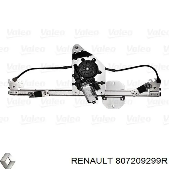 807209299R Renault (RVI) Mechanizm podnoszenia szyby drzwi przednich prawych