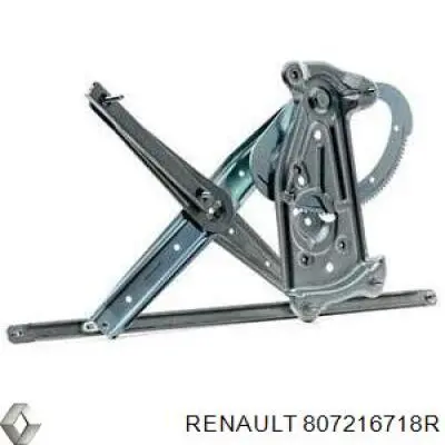807216718R Renault (RVI) Mechanizm podnoszenia szyby drzwi przednich lewych