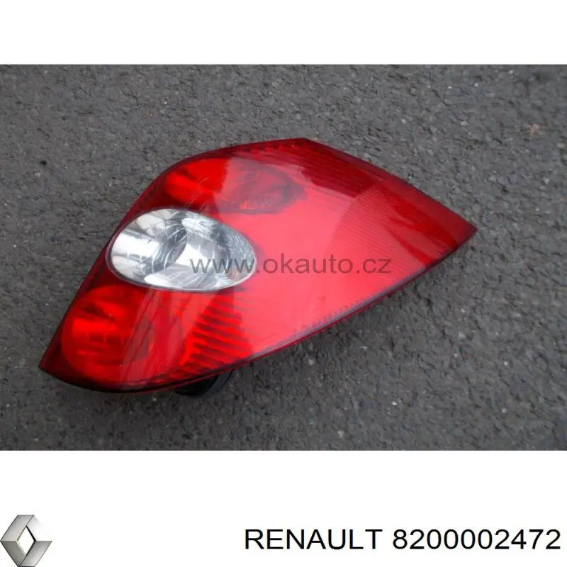 Lampa zespolona tylna prawa Renault (RVI) 8200002472 cena, od 52,78 USD