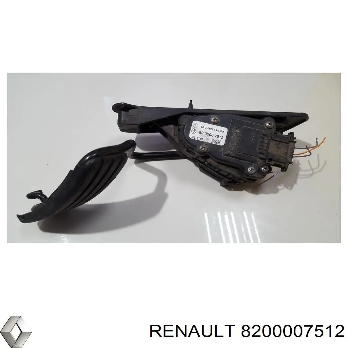 Do koszyka 8200007512 Renault (RVI) Pedał przyspieszenia (gazu)
