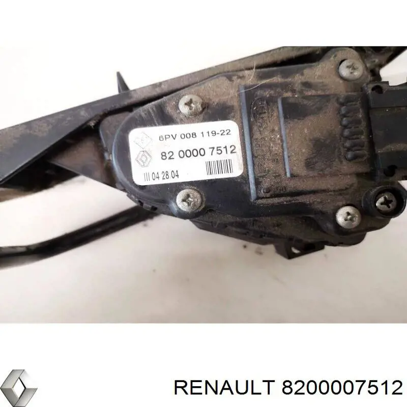 8200007512 Renault (RVI) Pedał przyspieszenia (gazu)