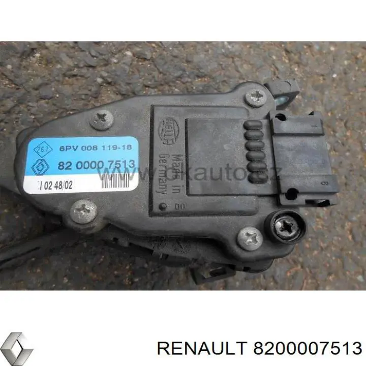 Pedał przyspieszenia (gazu) Renault (RVI) 8200007513 cena, od 66,49 USD